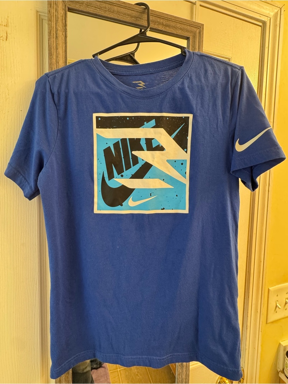 Nike Blue Short Sleeve Graphic Tee for Kids